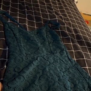 Hollister Dark Teal Textured Fabric